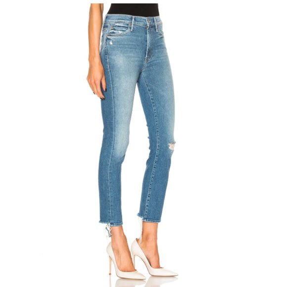 NEVER WORN Mother Denim High Wasted Rascal Ankle in Love Gun Size 24 - Picture 2 of 15